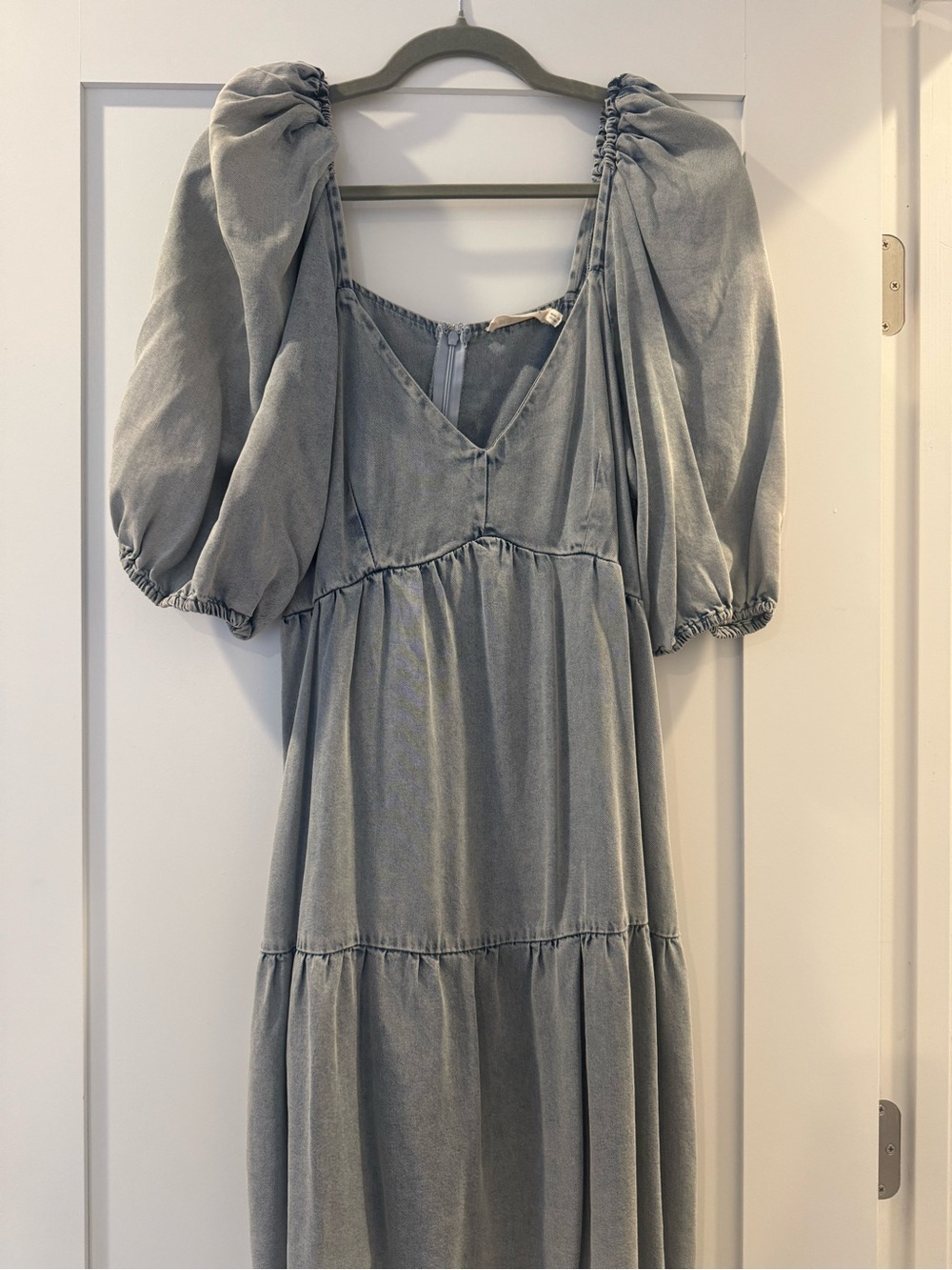 Millibon Denim Dress in Light Blue